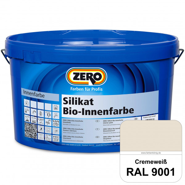 Silikat Bio-Innenfarbe (RAL 9001 Cremeweiß)