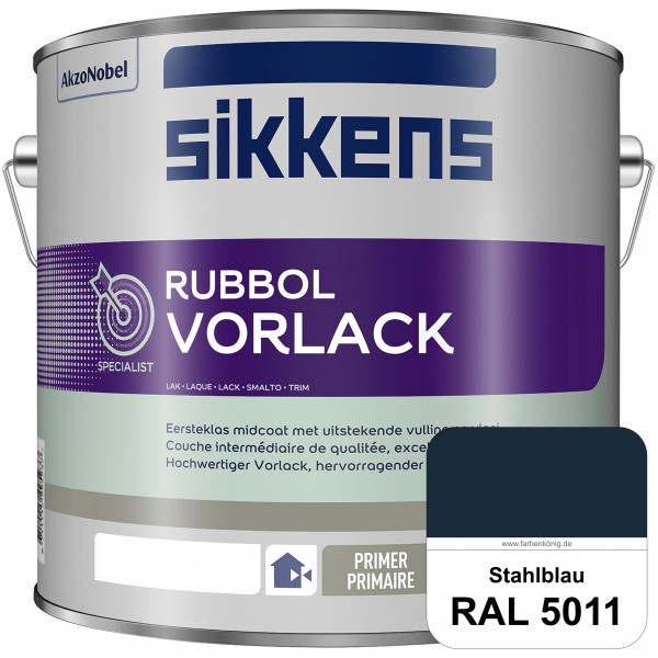 Rubbol Vorlack (RAL 5011 Stahlblau) Aromatenfreier Vorlack der Spitzenklasse (außen & innen)