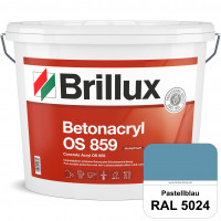 Betonacryl OS 859 (RAL 5024 Pastellblau) Wetterbeständige Schutzbeschichtung für Betonflächen (Außen