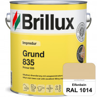 Impredur Grund 835 (RAL 1014 Elfenbein) Grundierung für Laub- und Nadelholz wie Fenstern, Türen etc.