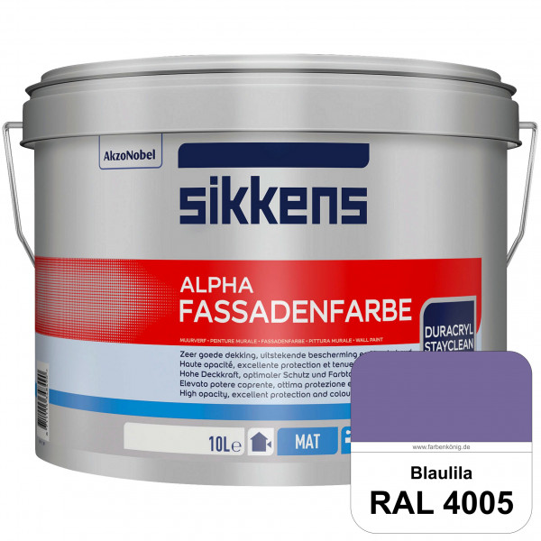 Alpha Fassadenfarbe (RAL 4005 Blaulila)