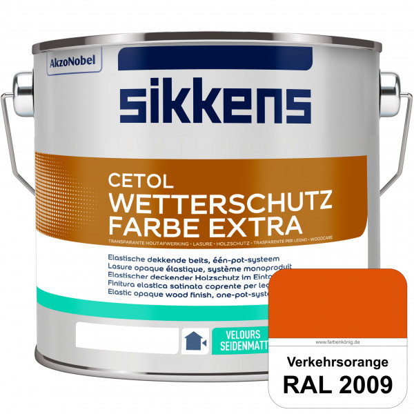 Cetol Wetterschutzfarbe Extra (RAL 2009 Verkehrsorange)