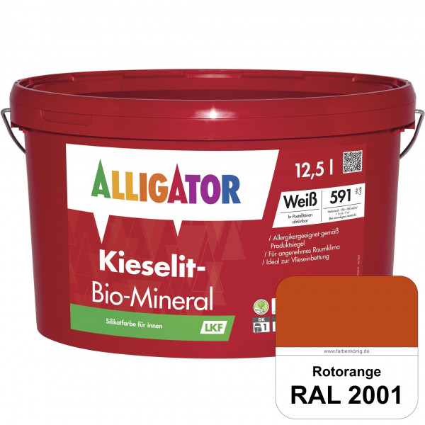 Kieselit-Bio-Mineral LKF (RAL 2001 Rotorange)