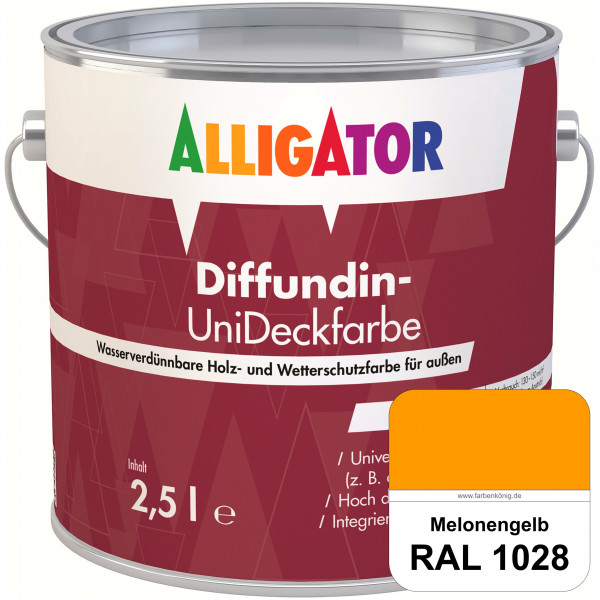 ALLIGATOR Diffundin-UniDeckfarbe (RAL 1028 Melonengelb)