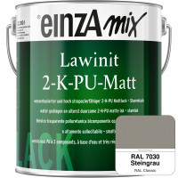 einzA Lawinit 2-K-PU Matt Stammlack (RAL 7030 Steingrau)