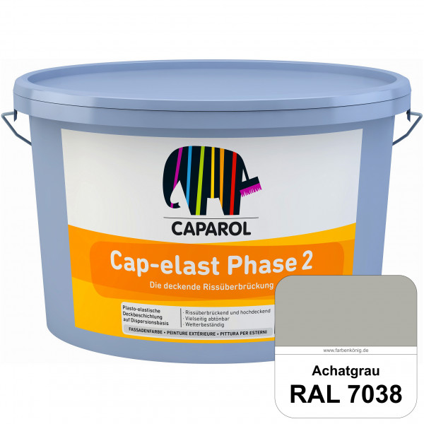 Cap-elast Phase 2 (RAL 7038 Achatgrau) Sanierung gerissener Putzfassaden und Betonflächen