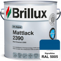 2K-Aqua Mattlack 2390 (RAL 5005 Signalblau) mechanisch und chemisch hoch belastbar für außen & innen