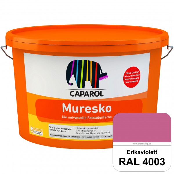 Muresko (RAL 4003 Erikaviolett) Silanisierte Reinacrylat-Fassadenfarbe auf SilaCryl®-Basis