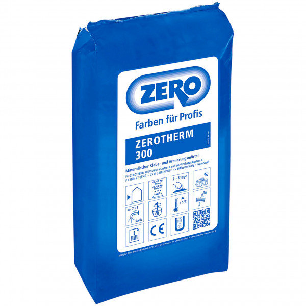 ZEROTHERM 300 Klebe- und Armierungsmörtel (Naturweiß)