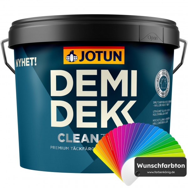DEMIDEKK Cleantech - Deckende Holzfarbe für Außen (Wunschfarbton)