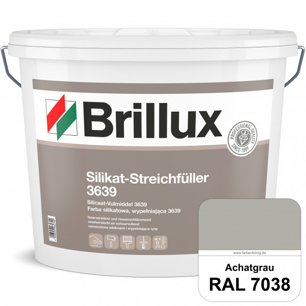 Silikat-Streichfüller ELF 3639 (RAL 7038 Achatgrau) Wetterbeständiger, gebrauchsfertiger Streichfüll