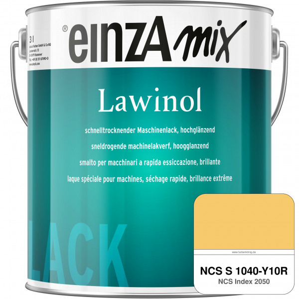 einzA Lawinol hochglänzend (NCS S 1040-Y10R)