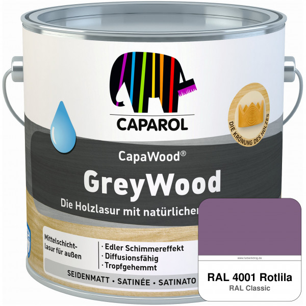 CapaWood® GreyWood (RAL 4001 Rotlila) - ersetzt Capadur GreyWood