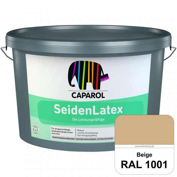 SeidenLatex ELF (RAL 1001 Beige) strapazierfähige, scheuerbeständige und seidenmatte Latexfarbe
