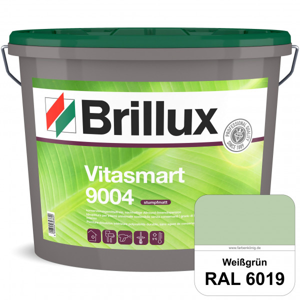 Vitasmart 9004 (RAL 6019 Weißgrün) Hochwertige matte konservierungsmittelfreie Innendispersion für z
