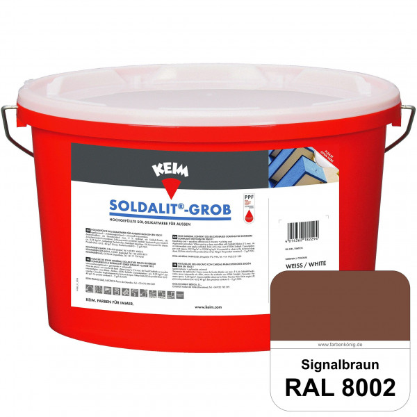 KEIM Soldalit®-Grob (RAL 8002 Signalbraun)