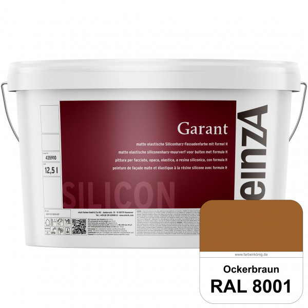 einzA Garant (RAL 8001 Ockerbraun) elastische Siliconharz-Fassadenfarbe