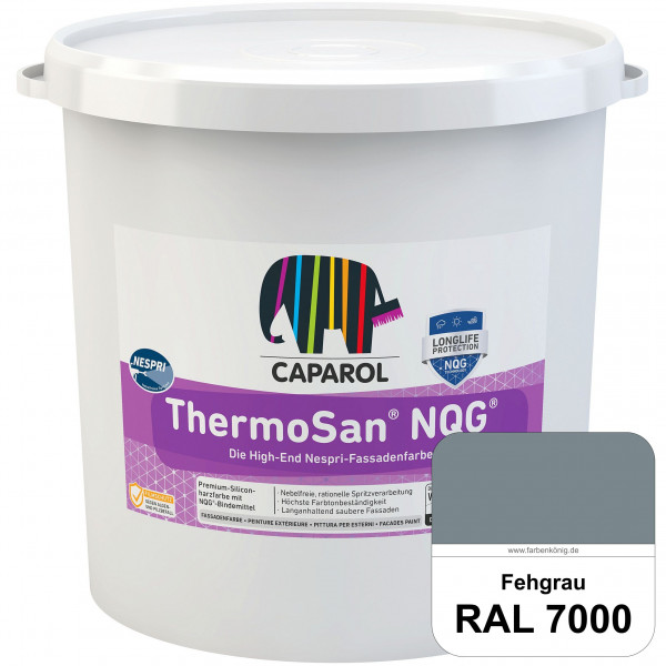 ThermoSan® NQG® Nespri (RAL 7000 Fehgrau) Siliconharz-Bindemittelkombination mit integrierter Nano-Q