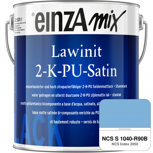 einzA Lawinit 2-K-PU Satin Stammlack (NCS S 1040-R90B)
