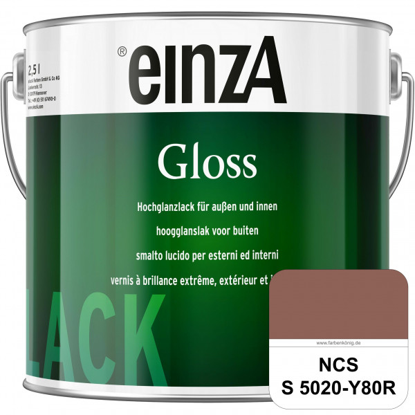 einzA Gloss (NCS S 5020-Y80R) Hochwertiger Alkydharzlack in Premium-Qualität, hochglänzend.