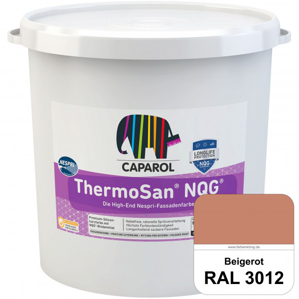 ThermoSan® NQG® Nespri (RAL 3012 Beigerot) Siliconharz-Bindemittelkombination mit integrierter Nano-