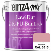 einzA LawiDur 2-K-PU-Buntlack - Seidenglanz (RAL 3015 Hellrosa)