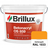 Betonacryl OS 859 (RAL 1033 Dahliengelb) Wetterbeständige Schutzbeschichtung für Betonflächen (Außen