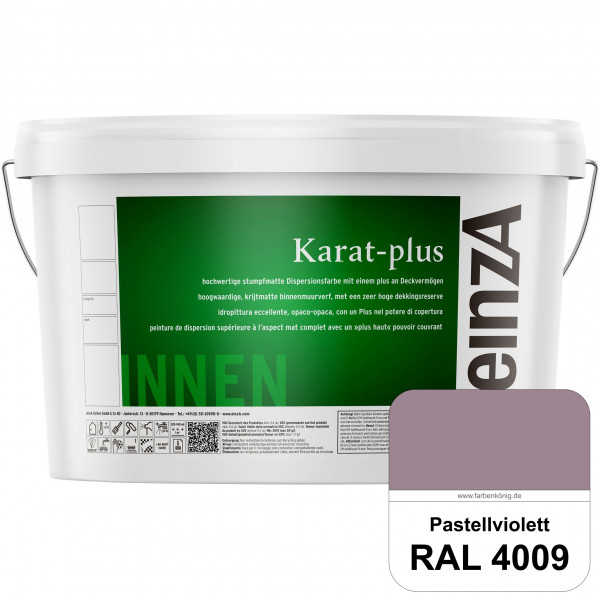 einzA Karat-plus (RAL 4009 Pastellviolett) Innenwandfarbe mit herausragenden Produkteigenschaften