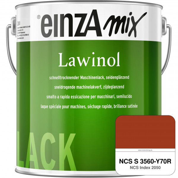 einzA Lawinol seidenglänzend (NCS S 3560-Y70R)
