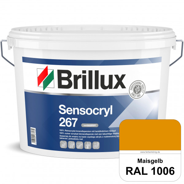 Sensocryl ELF 267 (RAL 1006 Maisgelb) seidenmatt hochwertige Reinacrylat-Innendispersion für Artzpra