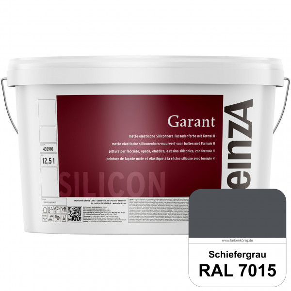 einzA Garant (RAL 7015 Schiefergrau) elastische Siliconharz-Fassadenfarbe