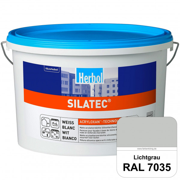 Silatec (RAL 7035 Lichtgrau) Acrylatverstärkte, füllende Siliconharz-Fassadenfarbe