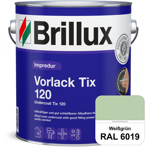 Impredur Vorlack Tix 120 (RAL 6019 Weißgrün) Vorlack für grundierte bzw. gespachtelten Holz- und Met