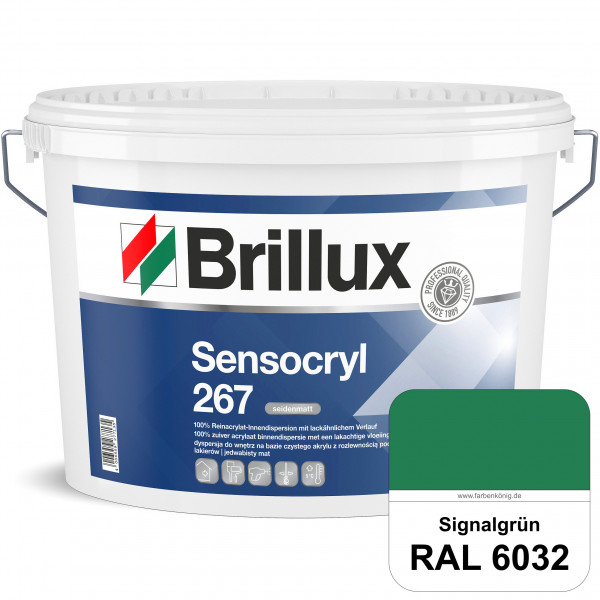 Sensocryl ELF 267 (RAL 6032 Signalgrün) seidenmatt hochwertige Reinacrylat-Innendispersion für Artzp