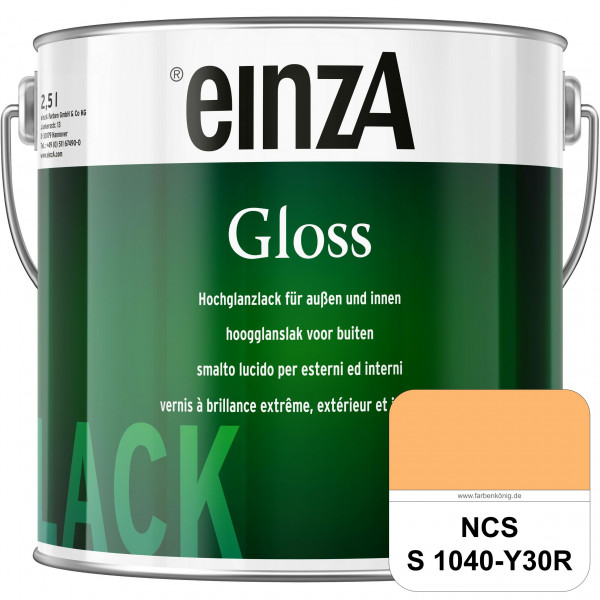 einzA Gloss (NCS S 1040-Y30R) Hochwertiger Alkydharzlack in Premium-Qualität, hochglänzend.