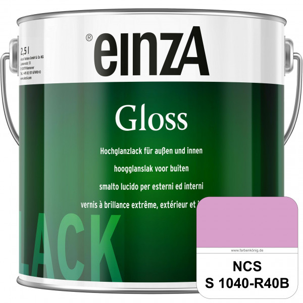 einzA Gloss (NCS S 1040-R40B) Hochwertiger Alkydharzlack in Premium-Qualität, hochglänzend.