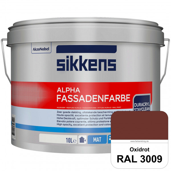 Alpha Fassadenfarbe (RAL 3009 Oxidrot)
