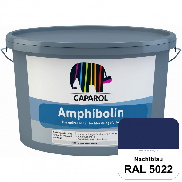 Amphibolin (RAL 5022 Nachtblau) Universalfarbe auf Reinacrylbasis innen & außen