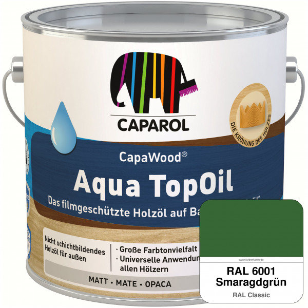 CapaWood® AquaTopOil (RAL 6001 Smaragdgrün)