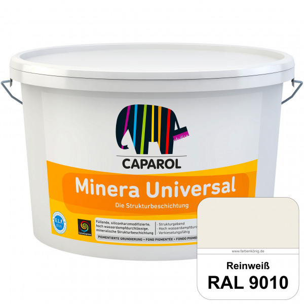 Minera Universal (RAL 9010 Reinweiß) Füllende & quarzhaltiges Spezial-Grundiermittel