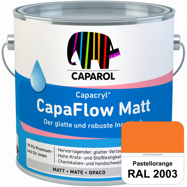 Caparol Capacryl CapaFlow Matt (RAL 2003 Pastellorange)