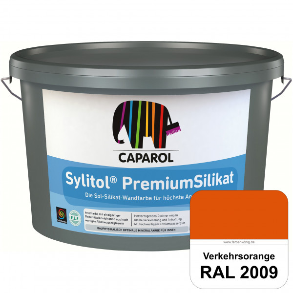 Caparol Sylitol PremiumSilikat (RAL 2009 Verkehrsorange) - ehemals Histolith PremiumSilikat