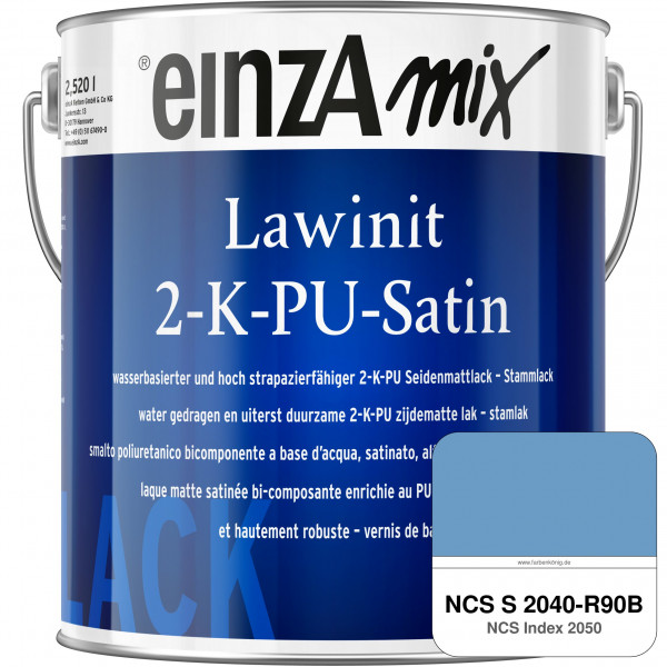 einzA Lawinit 2-K-PU Satin Stammlack (NCS S 2040-R90B)