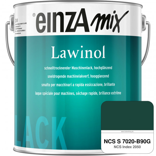 einzA Lawinol hochglänzend (NCS S 7020-B90G)