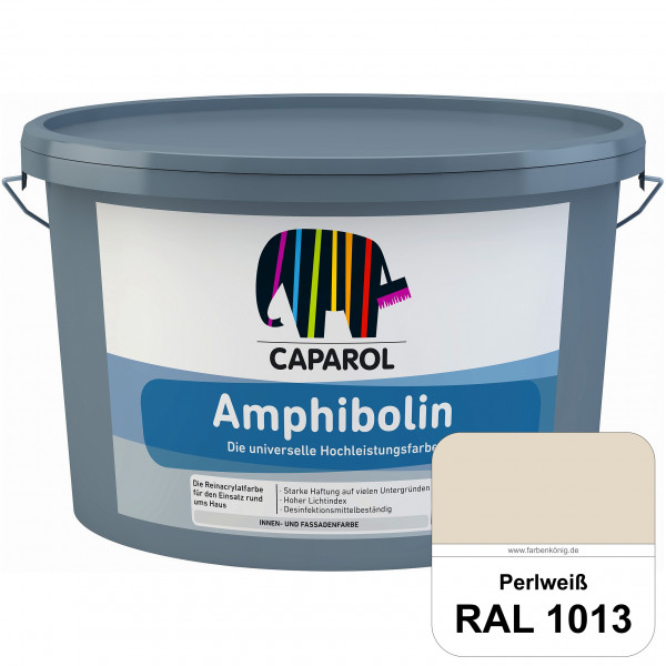 Amphibolin (RAL 1013 Perlweiß) Universalfarbe auf Reinacrylbasis innen & außen