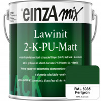 einzA Lawinit 2-K-PU Matt Stammlack (RAL 6035 Farngrün)