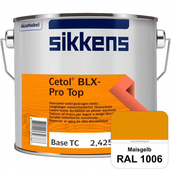Cetol BLX-Pro Top (RAL 1006 Maisgelb) Seidenglänzende & wasserdampfdurchlässige Dickschichtlasur auß