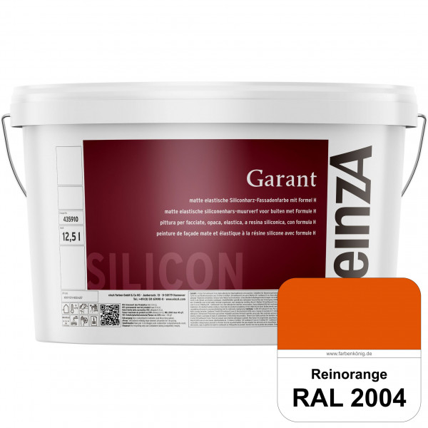 einzA Garant (RAL 2004 Reinorange) elastische Siliconharz-Fassadenfarbe
