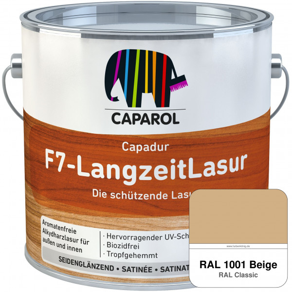 Capadur F7-LangzeitLasur (RAL 1001 Beige)