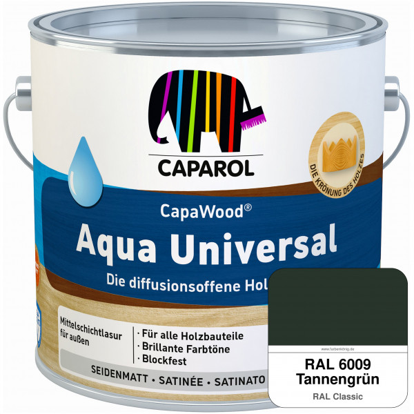 CapaWood® Aqua Universal (RAL 6009 Tannengrün)